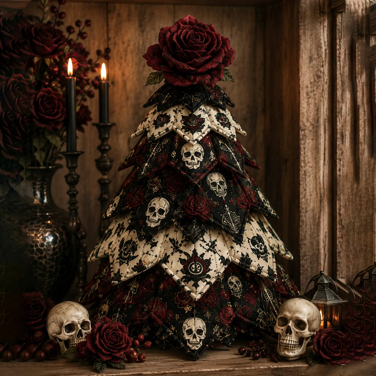 🎃 DIY Halloween Quilted Fabric Tree Kit
