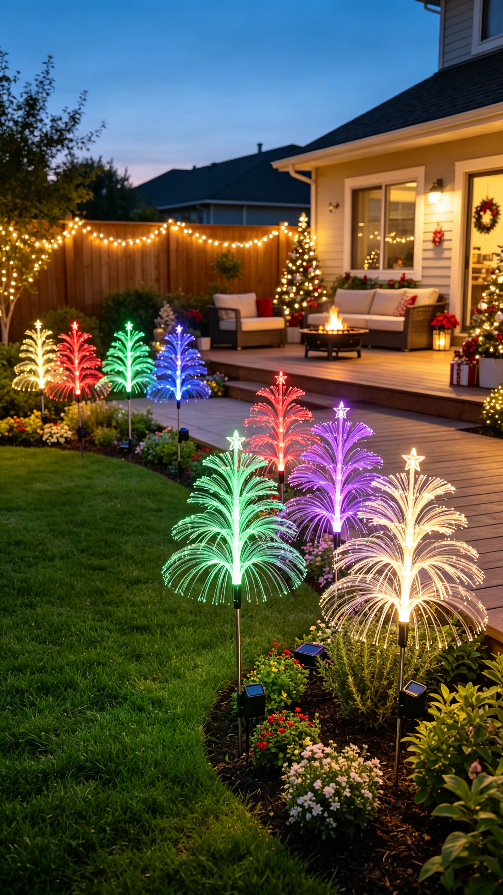 🔥LAST DAY 50% OFF🔥Waterproof Color Changing Solar Outdoor Garden Decor Lights✨