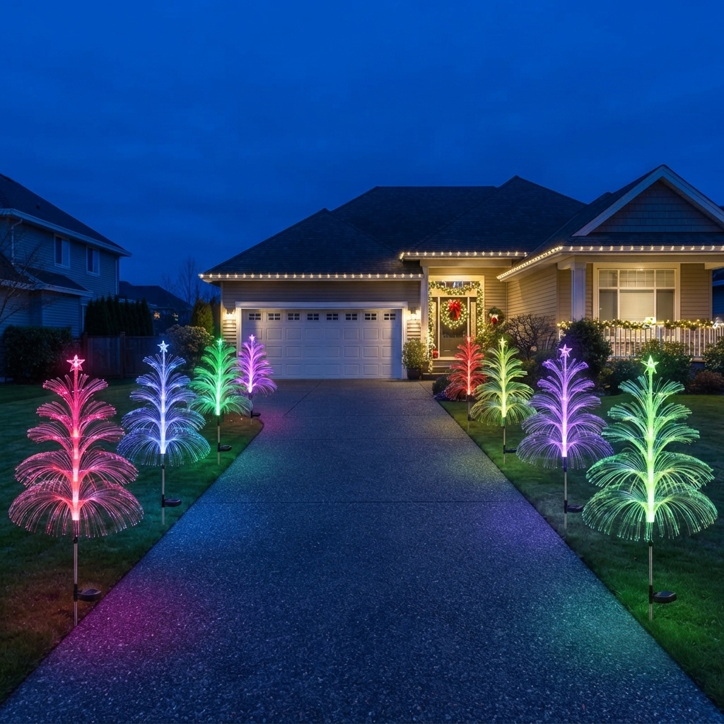 🔥LAST DAY 50% OFF🔥Waterproof Color Changing Solar Outdoor Garden Decor Lights✨