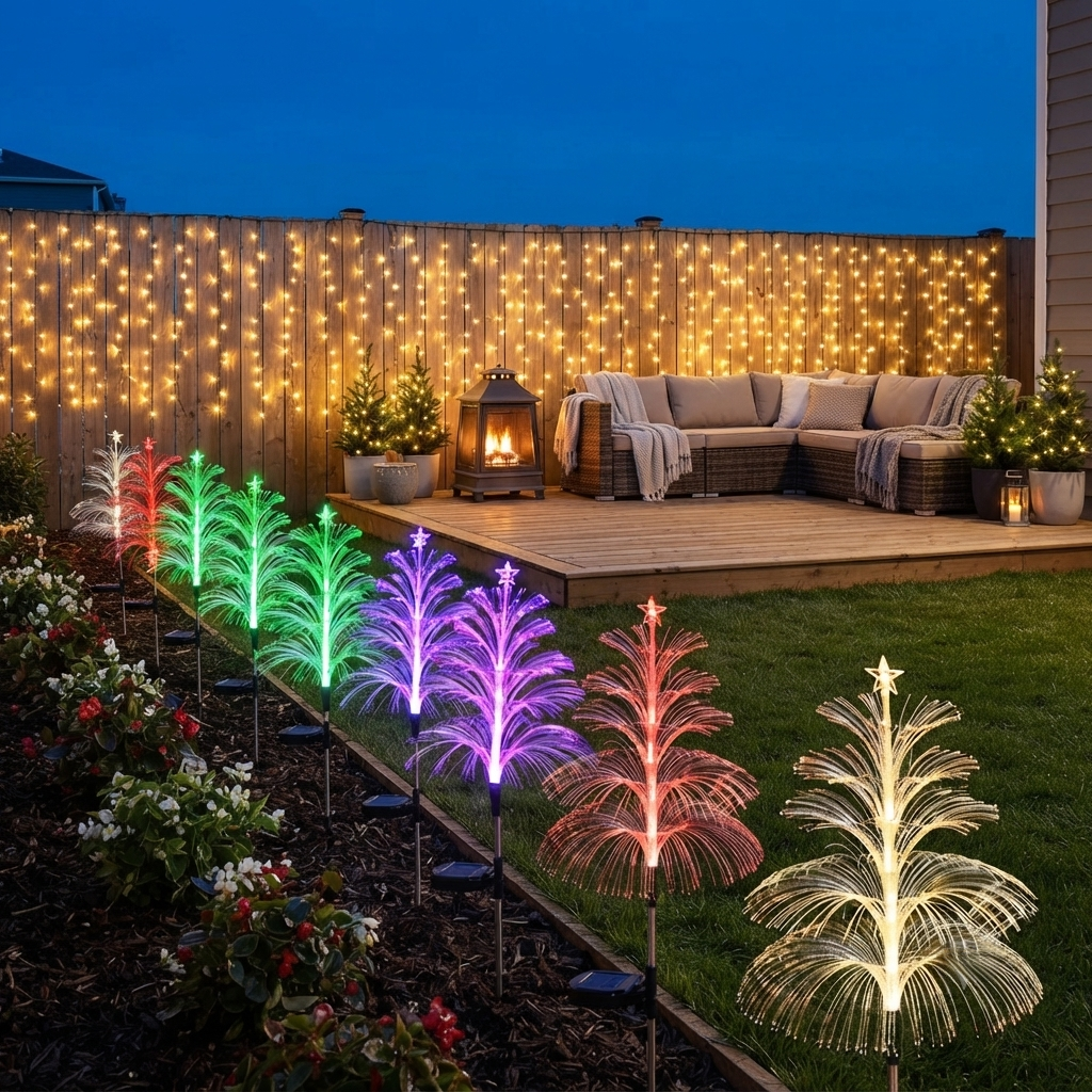 🔥LAST DAY 50% OFF🔥Waterproof Color Changing Solar Outdoor Garden Decor Lights✨