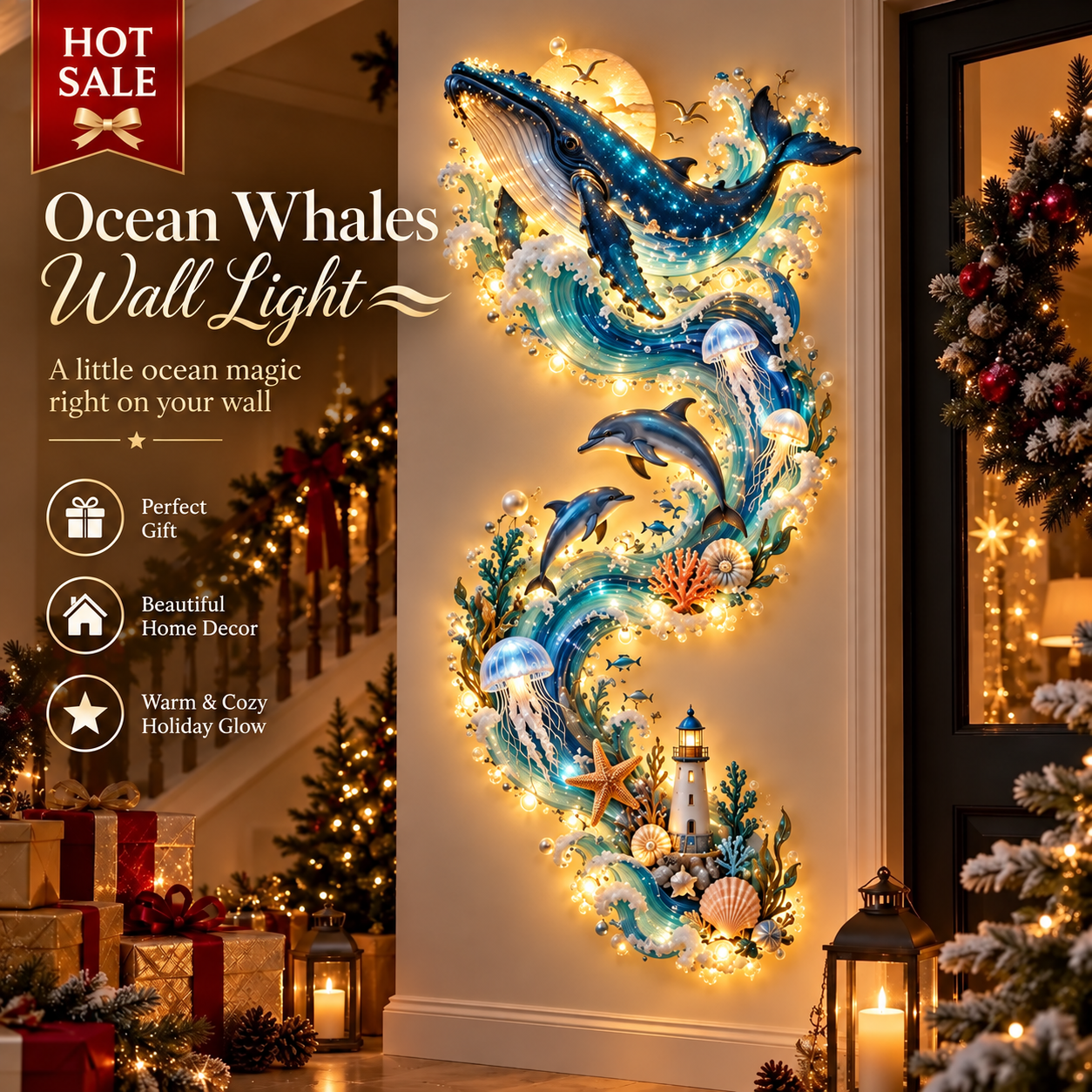 ✨Last Day 59% OFF✨✝️ Christmas gifts🎁 – Lighted Nativity Wall Decor