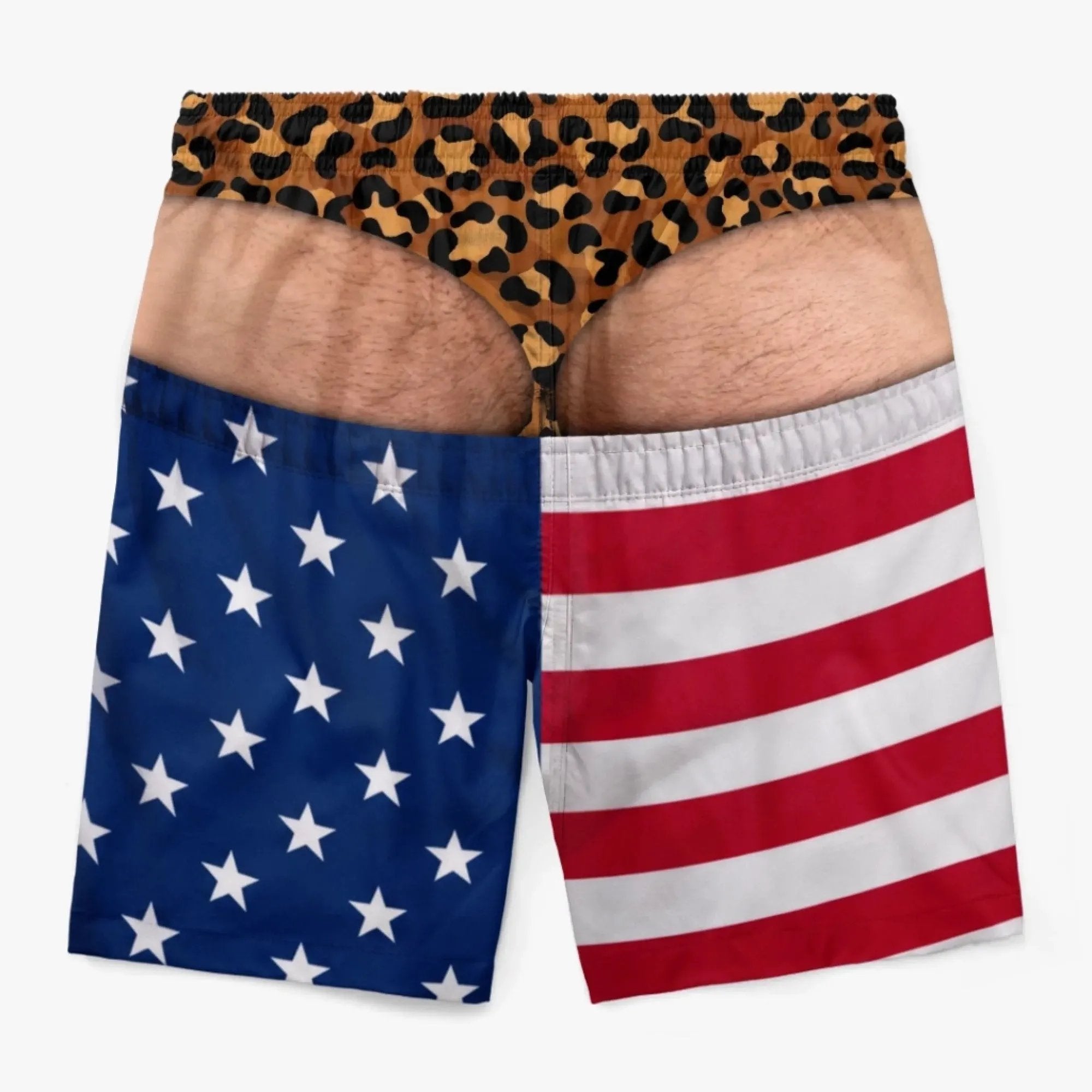 🔥Last Day 50% OFF🔥Funny Patriotic Men Swim Trunks - Personalized Birthday Gifts For Husband, Son, Grandson, Brother, Grandpa, Dad, Yourself - Warning Wide Load