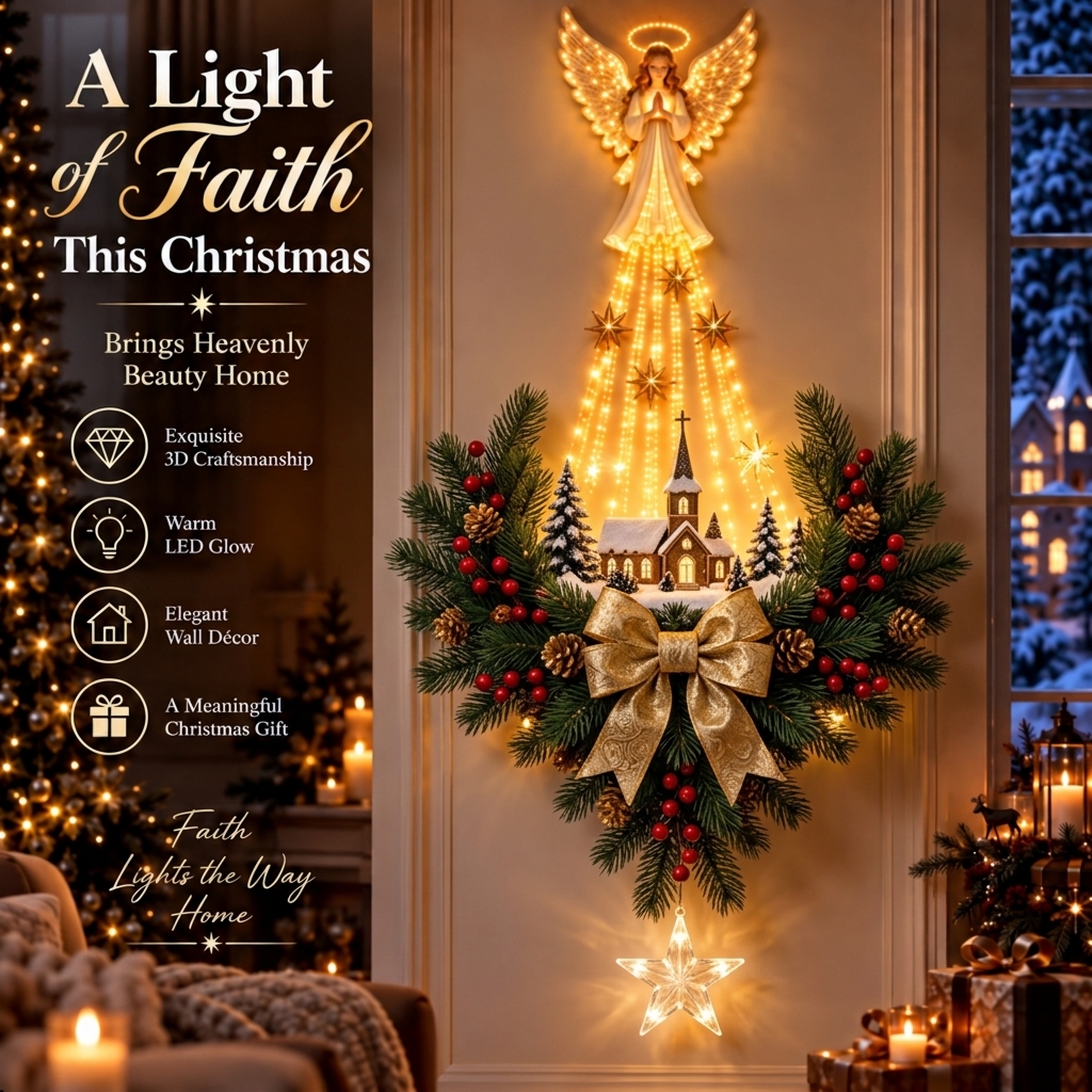 ✨Last Day 59% OFF✨✝️ Christmas gifts🎁 – Lighted Nativity Wall Decor