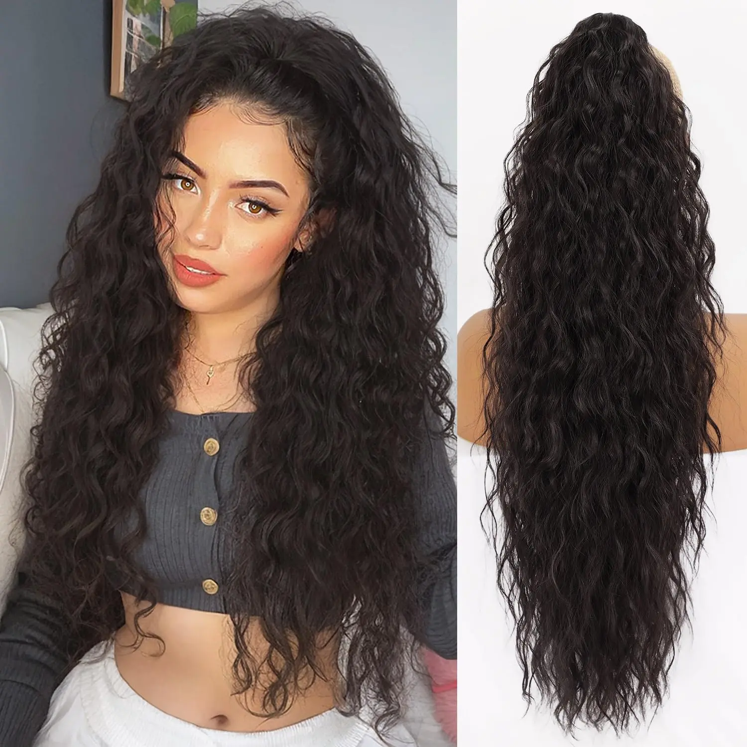 💥LAST DAY 50% OFF💥-✨Hair Extension Claw Ponytail