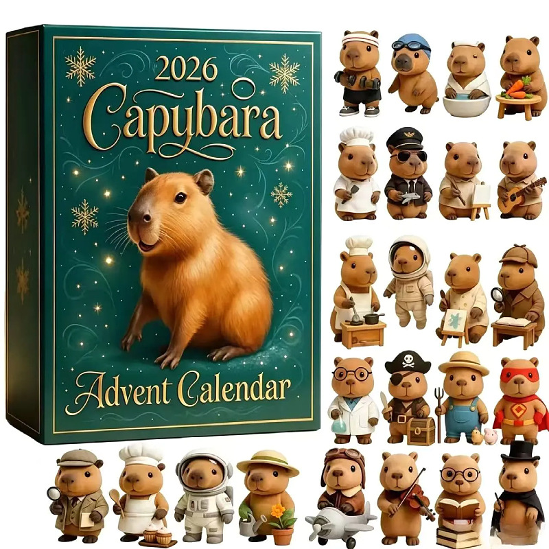 🔥Limited Edition, Only 50 Sets Left!  🎁Capybara Advent Calendar 2026