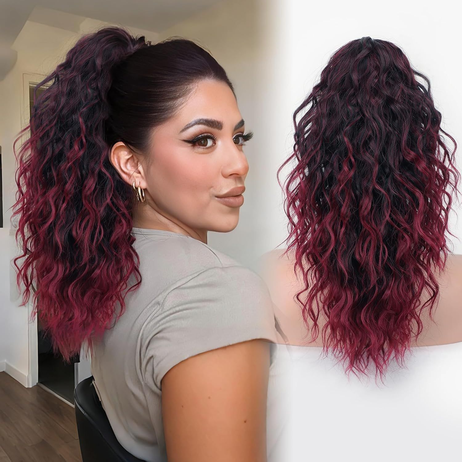 💥LAST DAY 50% OFF💥-✨Hair Extension Claw Ponytail