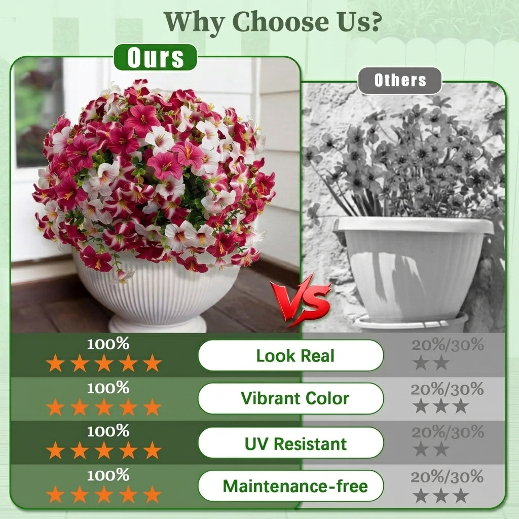 🔥$9.99 On Sale Only Today🔥UV Resistant Artificial Tricolor Morning Glory