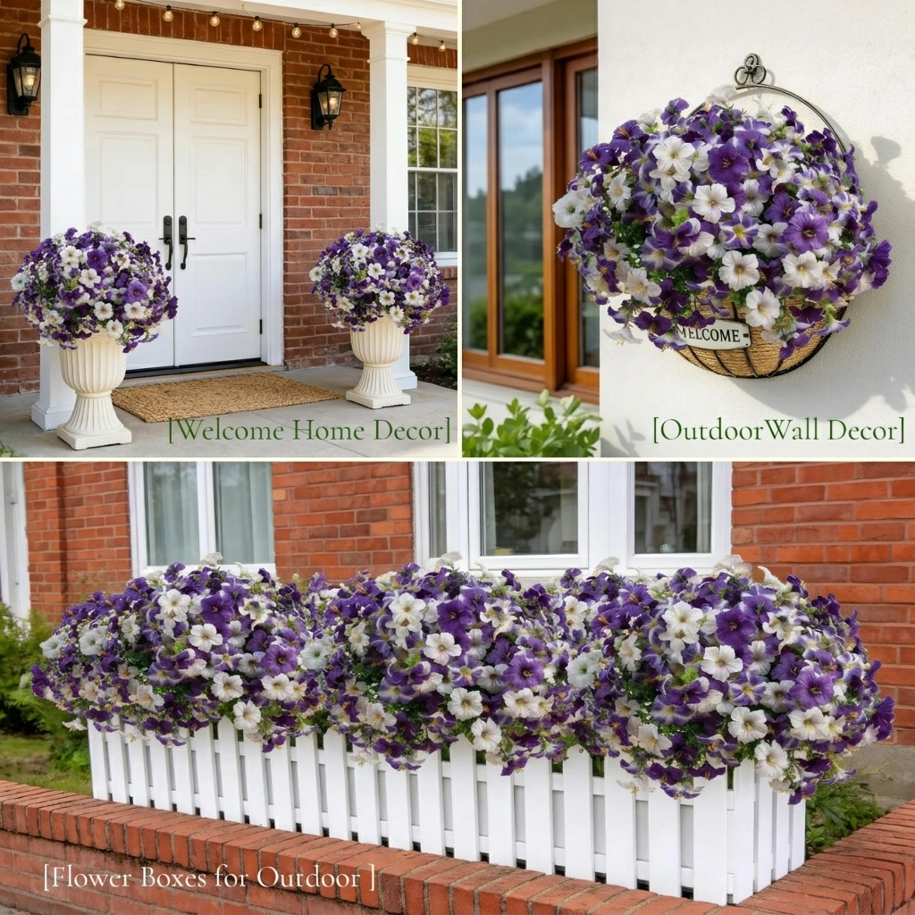 🔥$9.99 On Sale Only Today🔥UV Resistant Artificial Tricolor Morning Glory