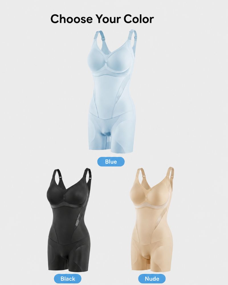 🔥Cooling Tummy Control Butt-Lift Shapewear Bodysuit💫