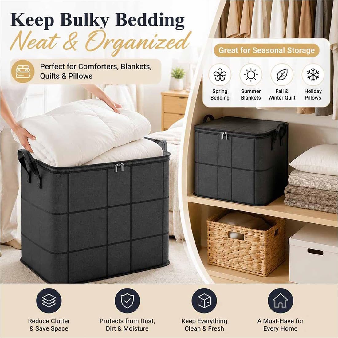🔥Last Day 50% OFF🔥high-capacity woven storage bags