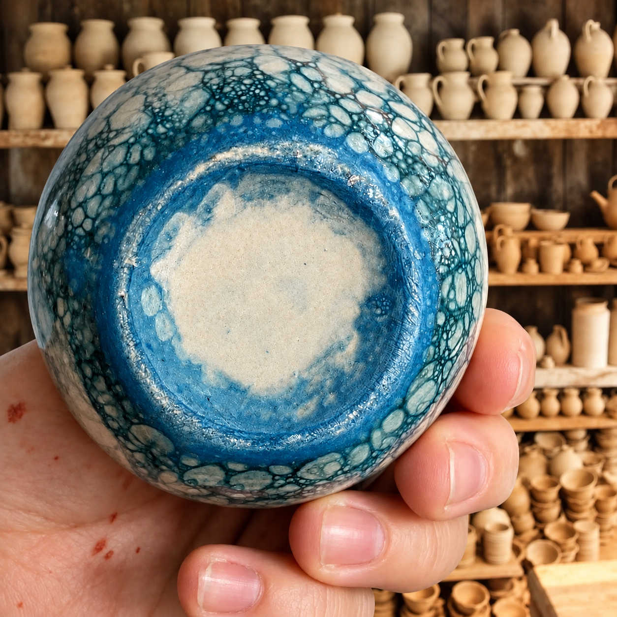 🔥Pottery Herb Stripper – Handmade Ceramic Herb Stripping Tool