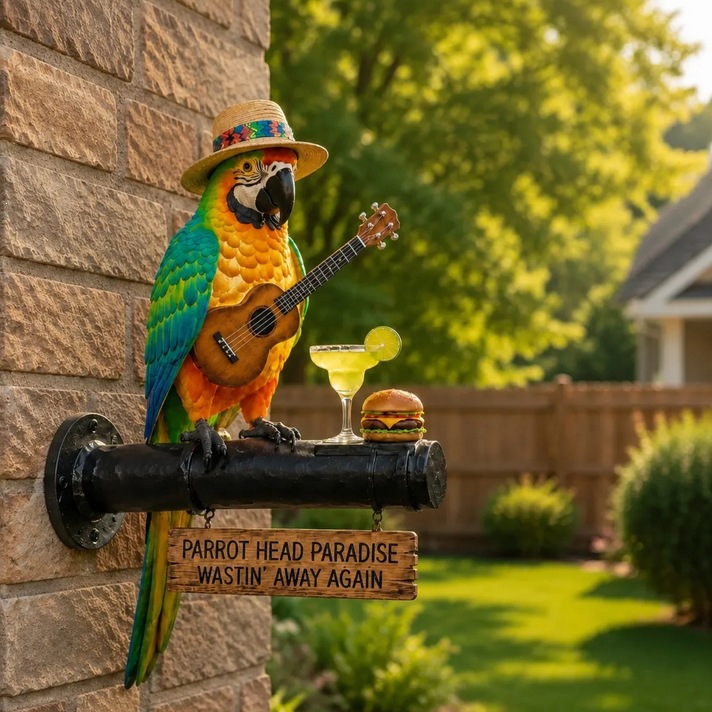 🔥Last Day 70% OFF🔥 - 🌴 Solar-Powered Parrot Garden Light