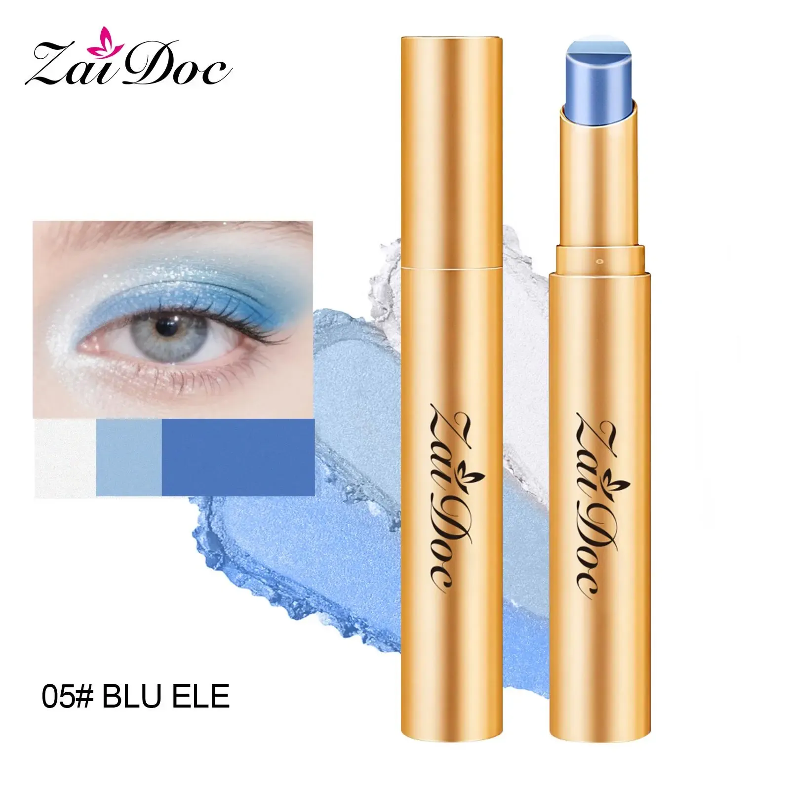 🔥Each $8.33 On Sale Only Today｜3 Color Eyeshadow Stick – Waterproof Long Lasting Cream Eye Makeup Stick for Beginners