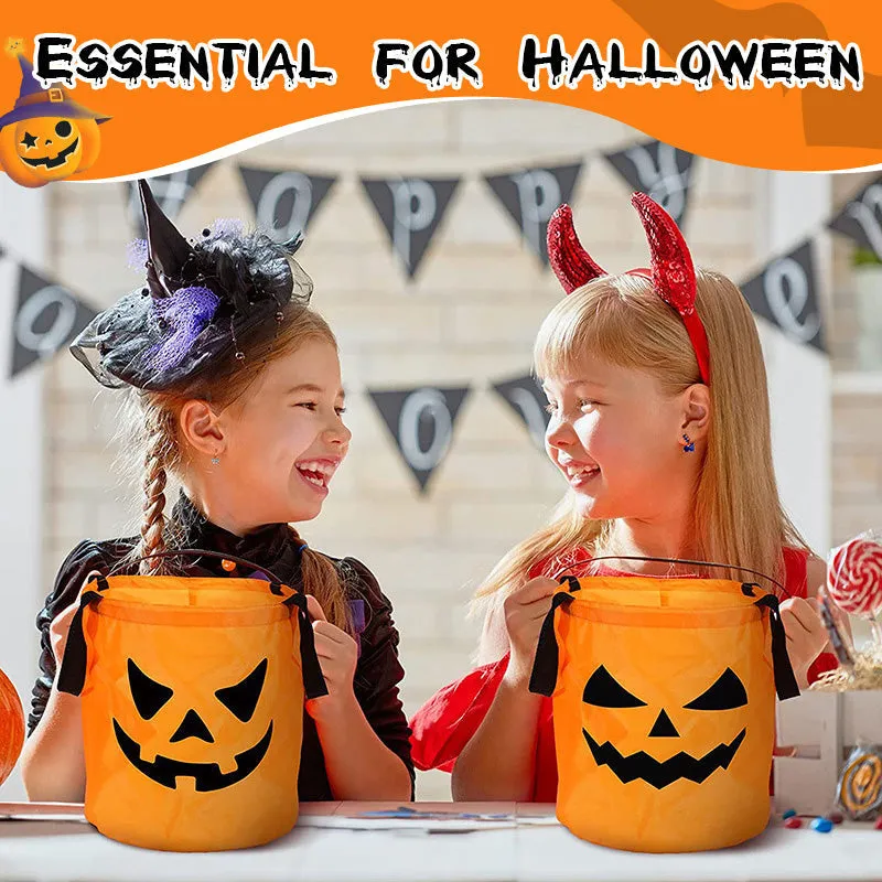 🎃 Halloween Candy Buckets with LED Lights 👻