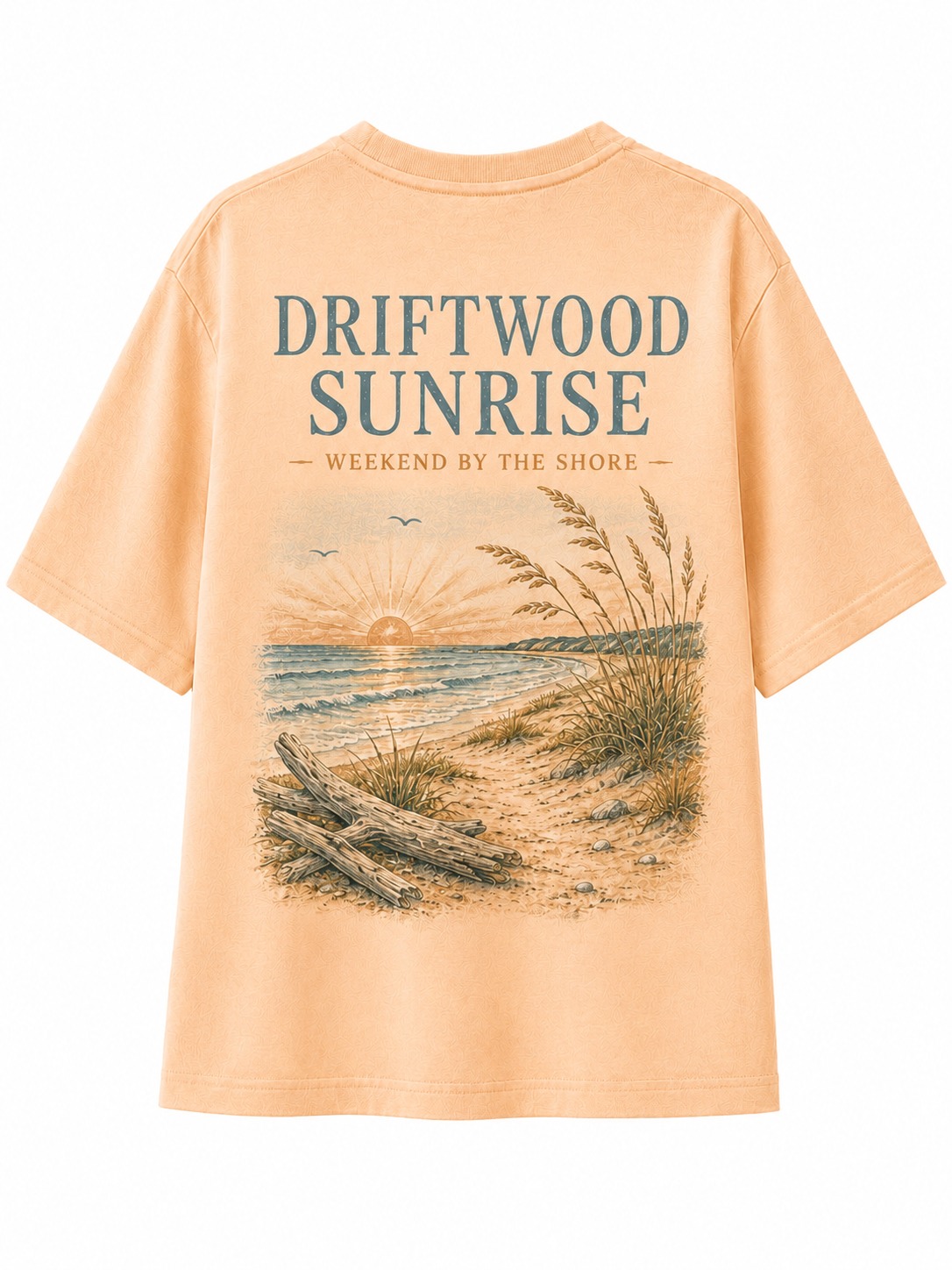 Driftwood Sunrise V-Neck Tee