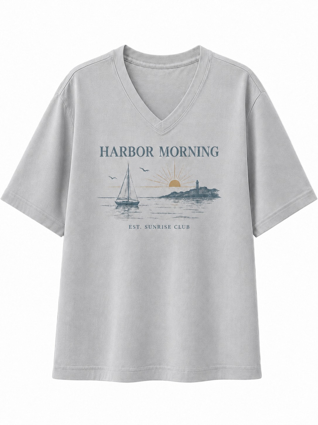 Harbor Morning V-Neck Tee