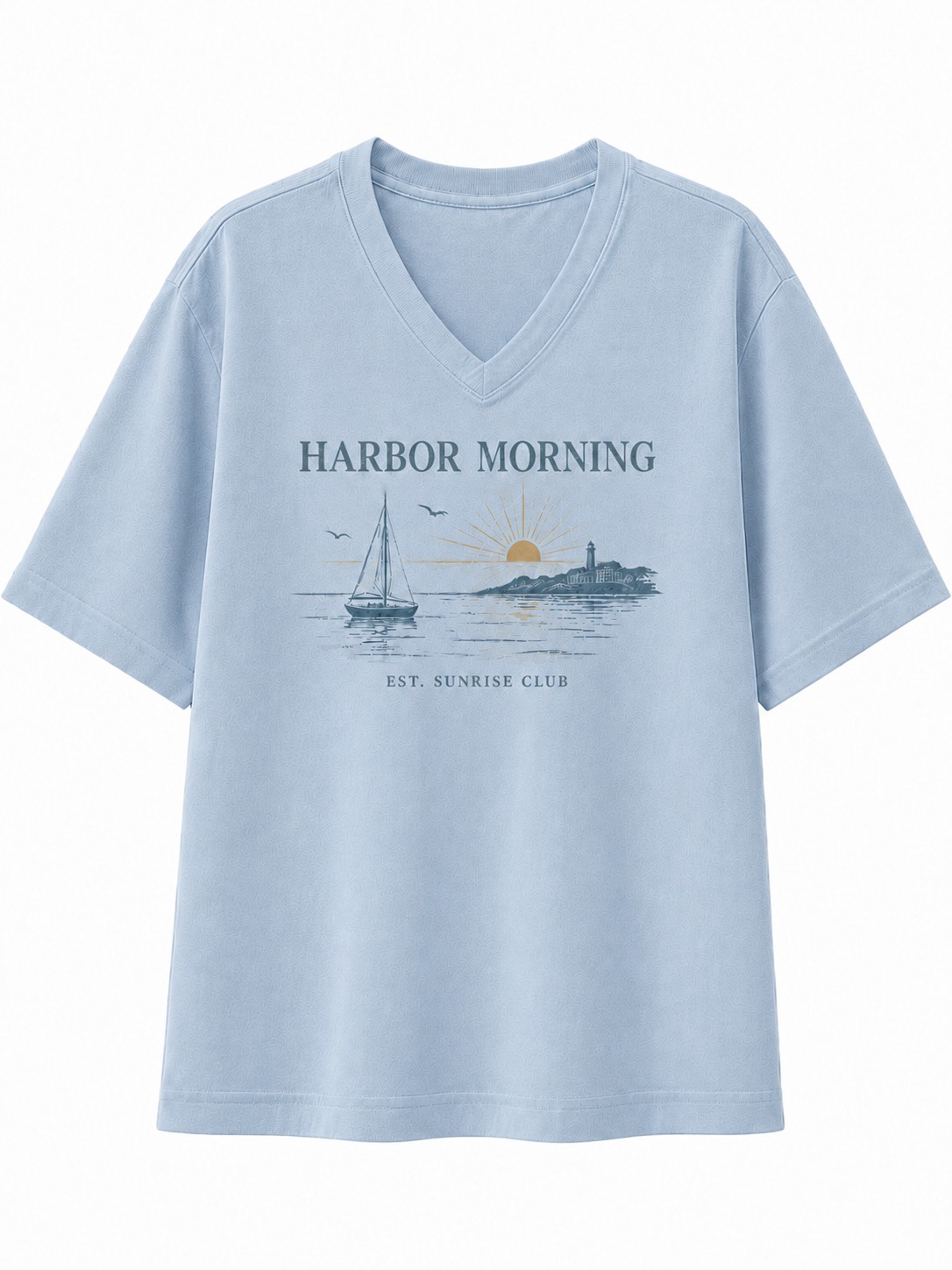 Harbor Morning V-Neck Tee