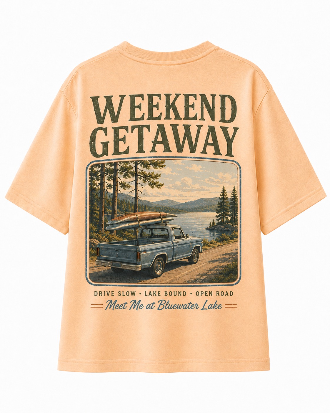 Bluewater Lake Getaway V-Neck Tee
