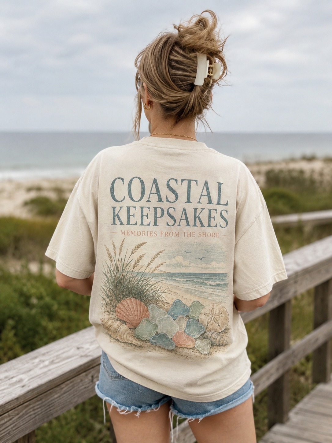 Coastal Keepsakes V-Neck Tee