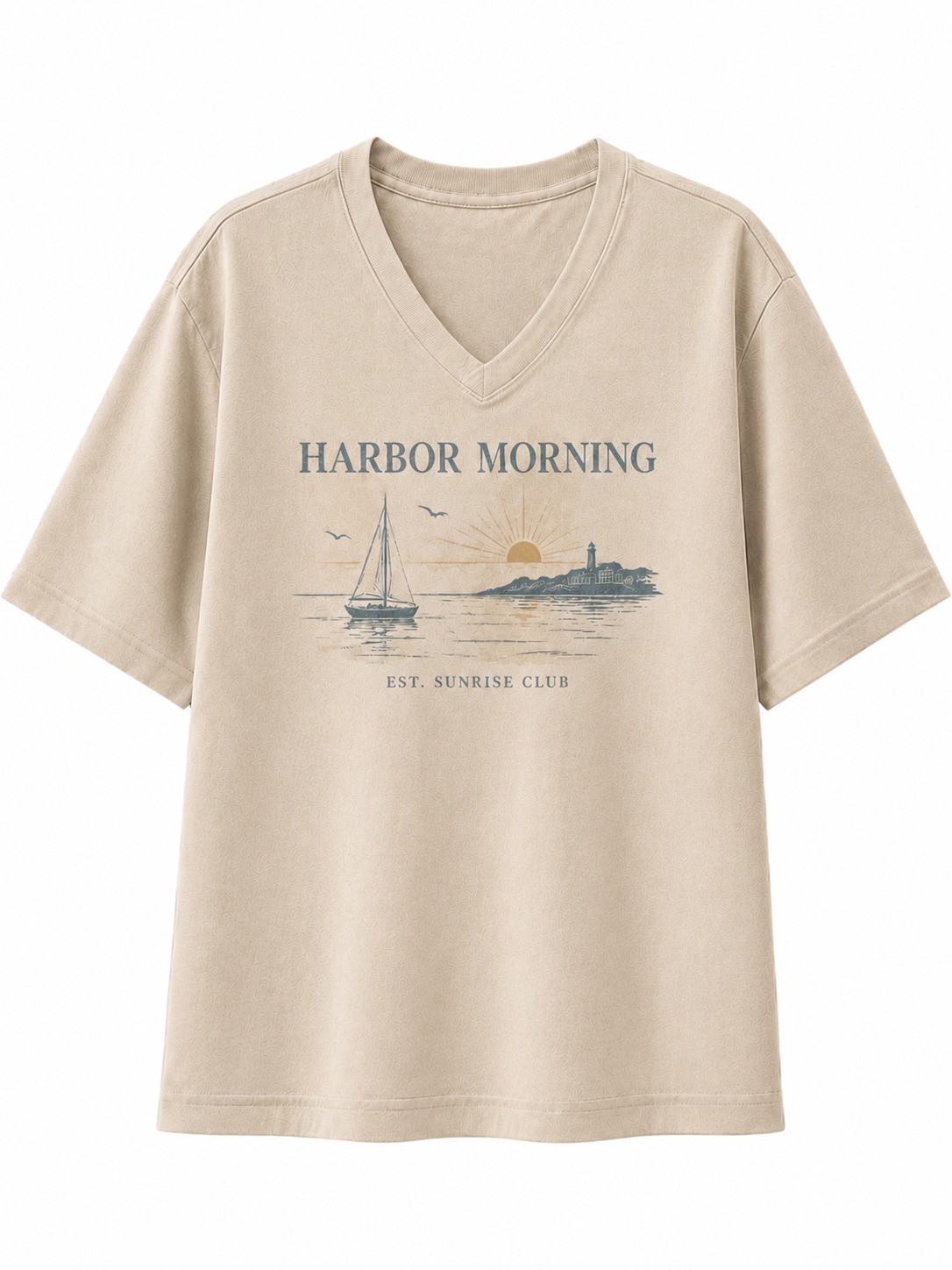Harbor Morning V-Neck Tee