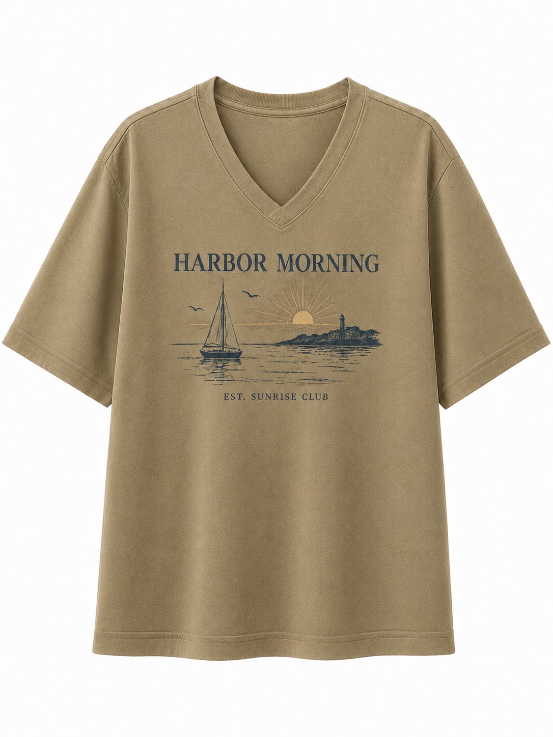 Harbor Morning V-Neck Tee