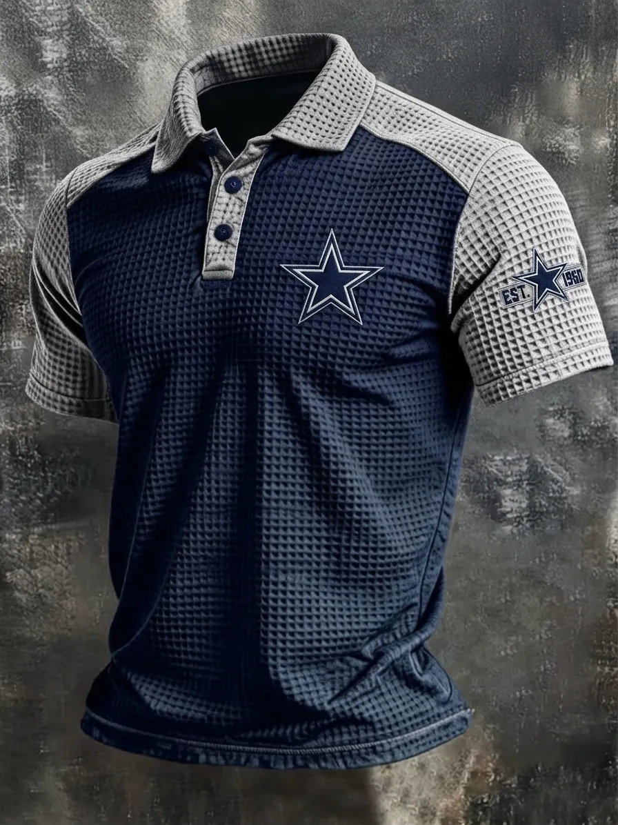 Men's Dallas   Football   Print Polo Shirt