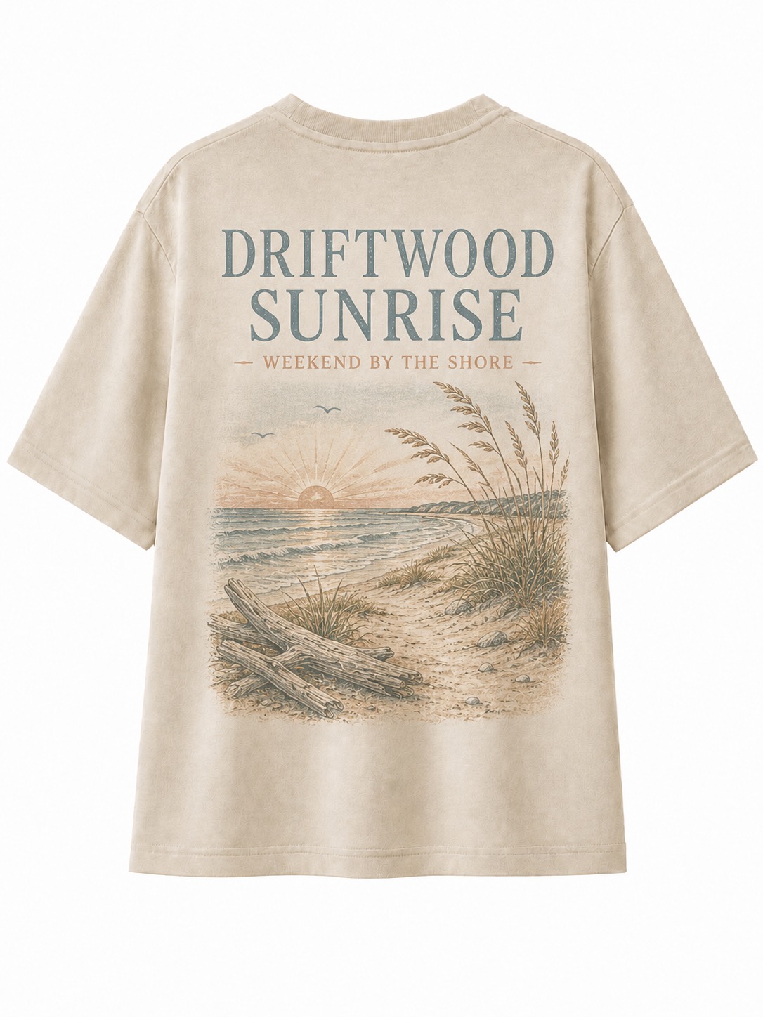 Driftwood Sunrise V-Neck Tee