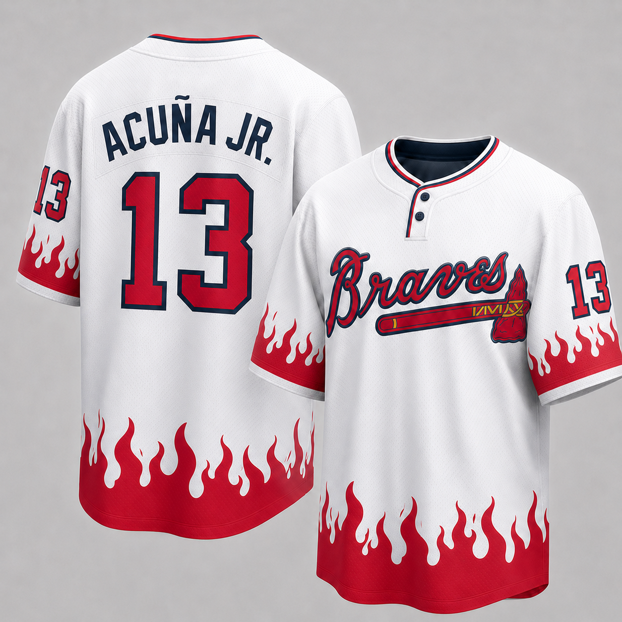 Causal Baseball Mesh Jersey Shirt