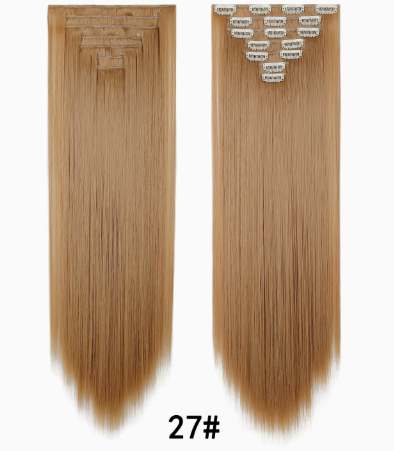 7PCS Straight Hair Extensions Clip In Hair Set