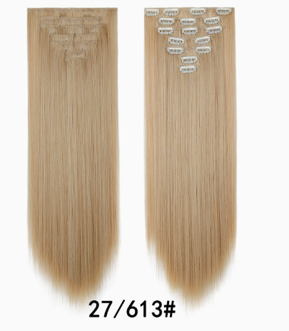 7PCS Straight Hair Extensions Clip In Hair Set