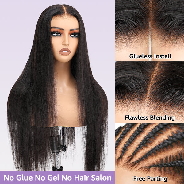 Silky Straight Wear & Go Glueless Wig – Beginner Friendly