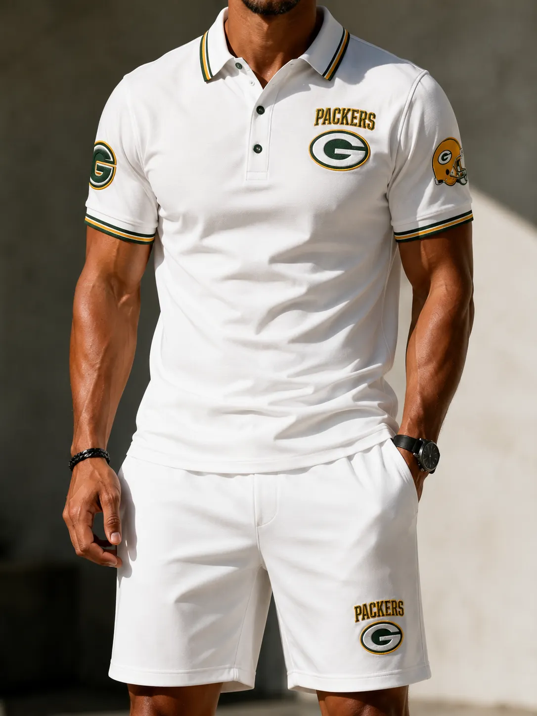 Men's Classic Football Style Polo 