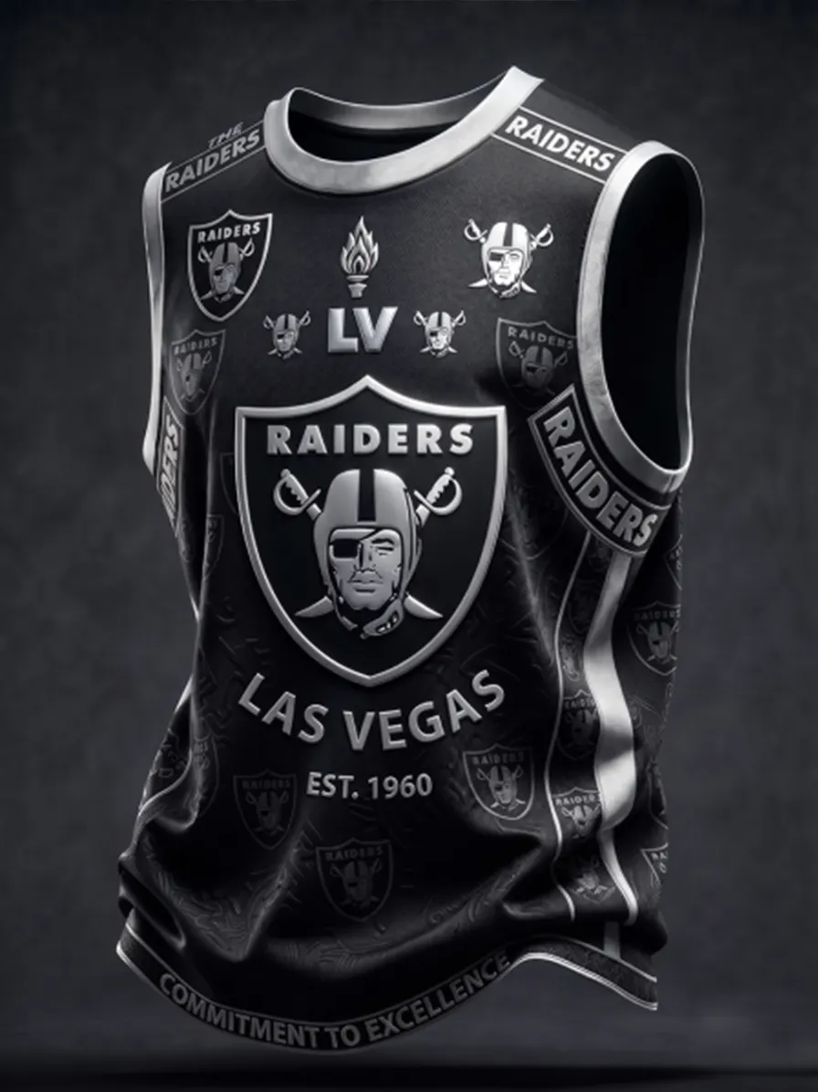 Men's Football Print Tank Top