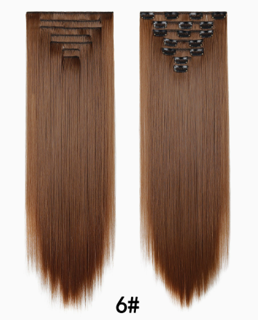 7PCS Straight Hair Extensions Clip In Hair Set