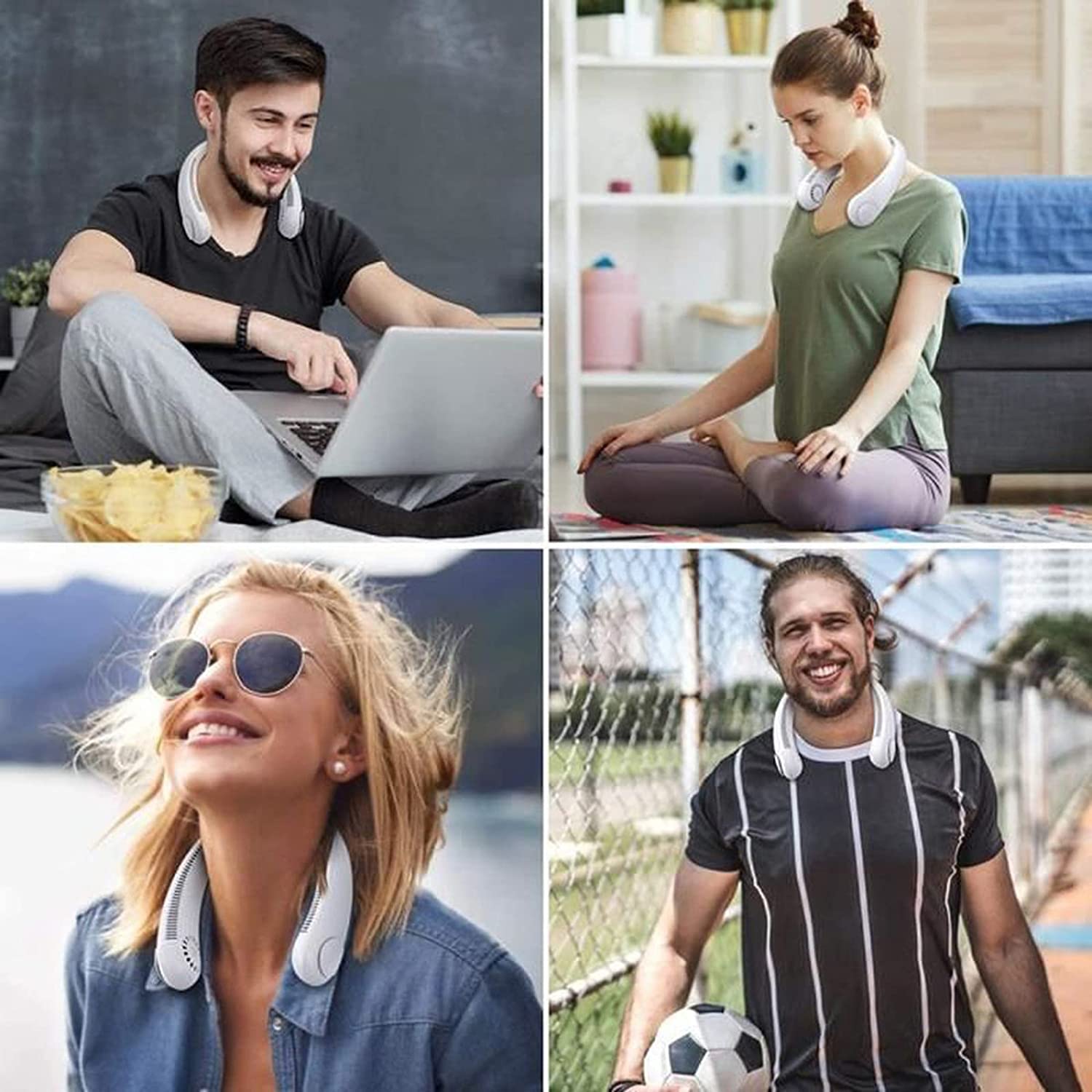 CoolFresh Portable Hands-Free Neck Fan