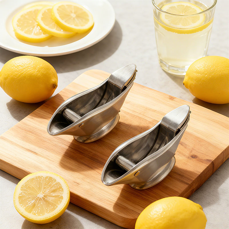 Portable bird-shaped manual lemon juicer