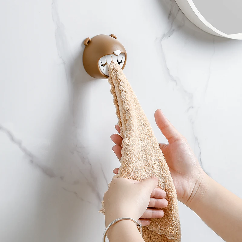 Creative Punch-Free Mini Towel Rack for Kitchen Hand or Face Towels Bath & Toilet Supplies