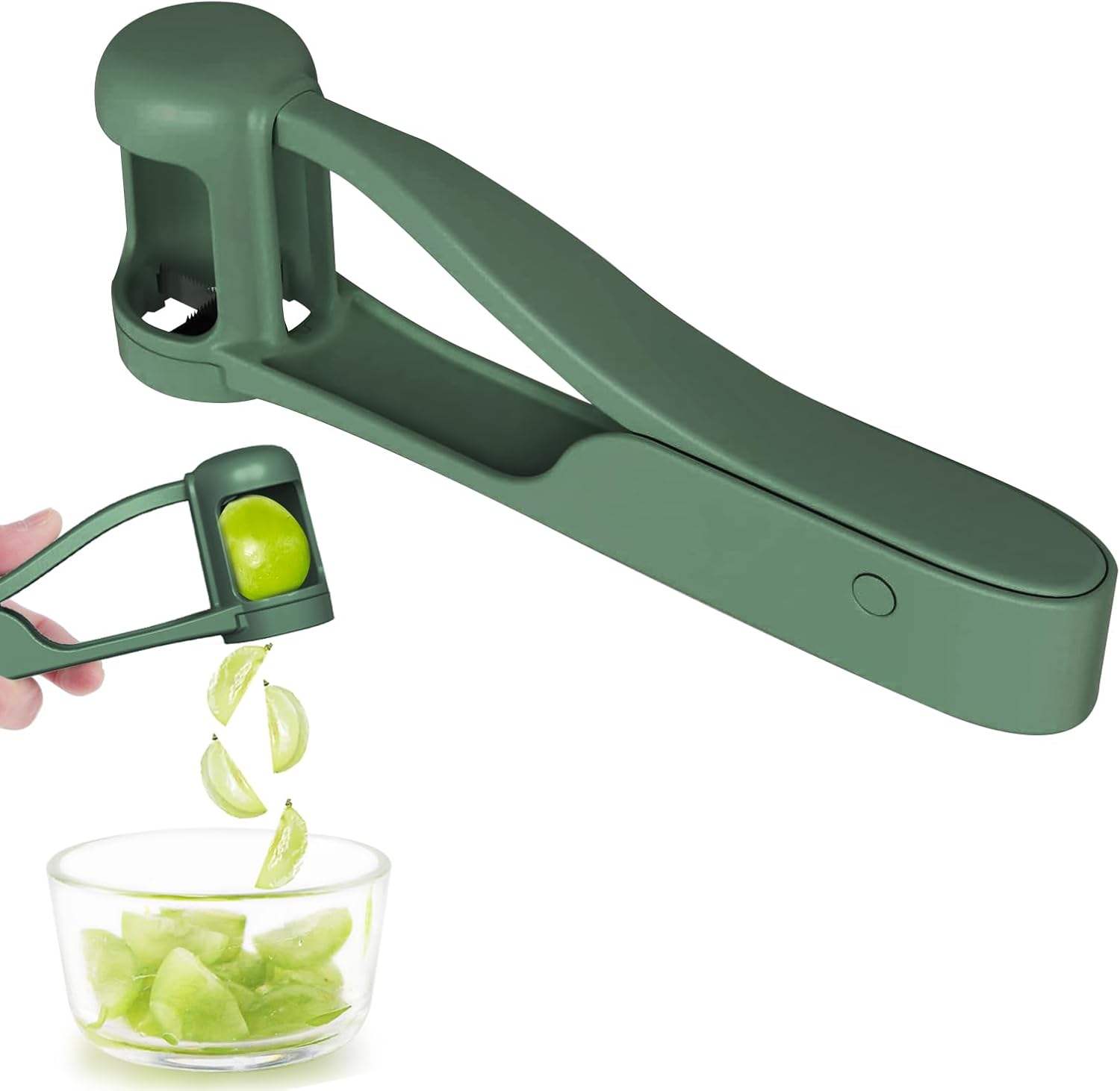 Blueberry Grape Slicer Cutter 304 Stainless Steel Portable ABS Fruit Cutter Kitchen Gadgets and Accessories