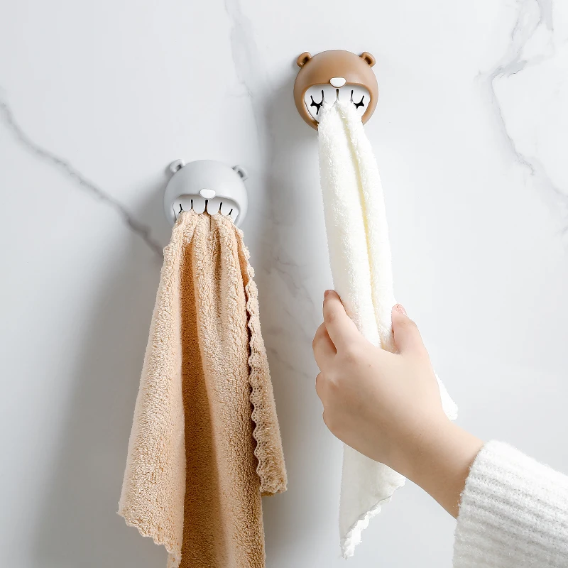 Creative Punch-Free Mini Towel Rack for Kitchen Hand or Face Towels Bath & Toilet Supplies