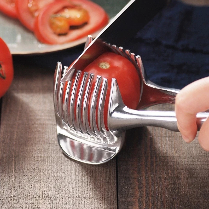 Stainless steel fruit and vegetable cutter