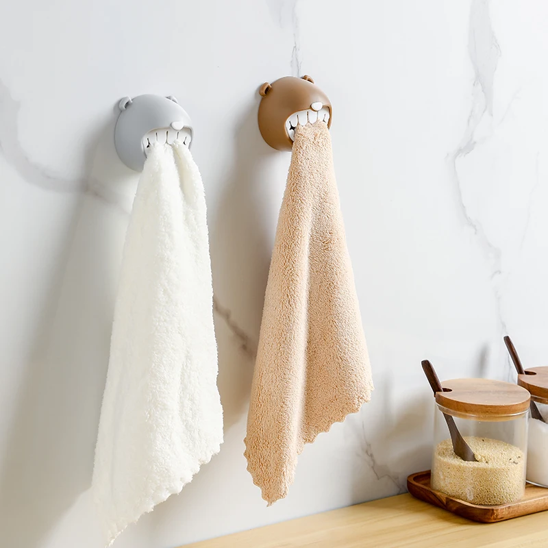 Creative Punch-Free Mini Towel Rack for Kitchen Hand or Face Towels Bath & Toilet Supplies
