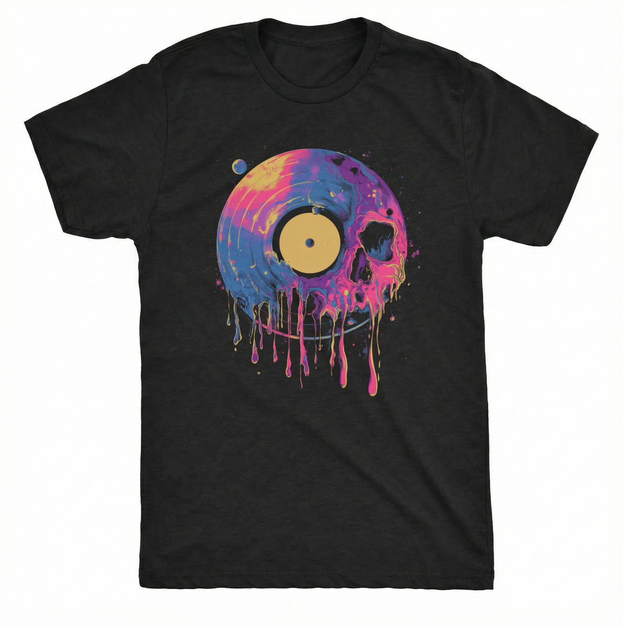 Vinyl Skull T-Shirt
