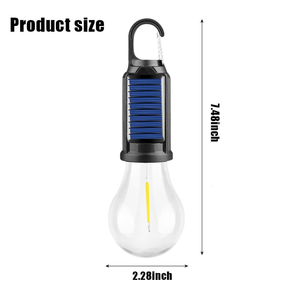🌞 Solar Tent Camping Light Bulb-3Pack