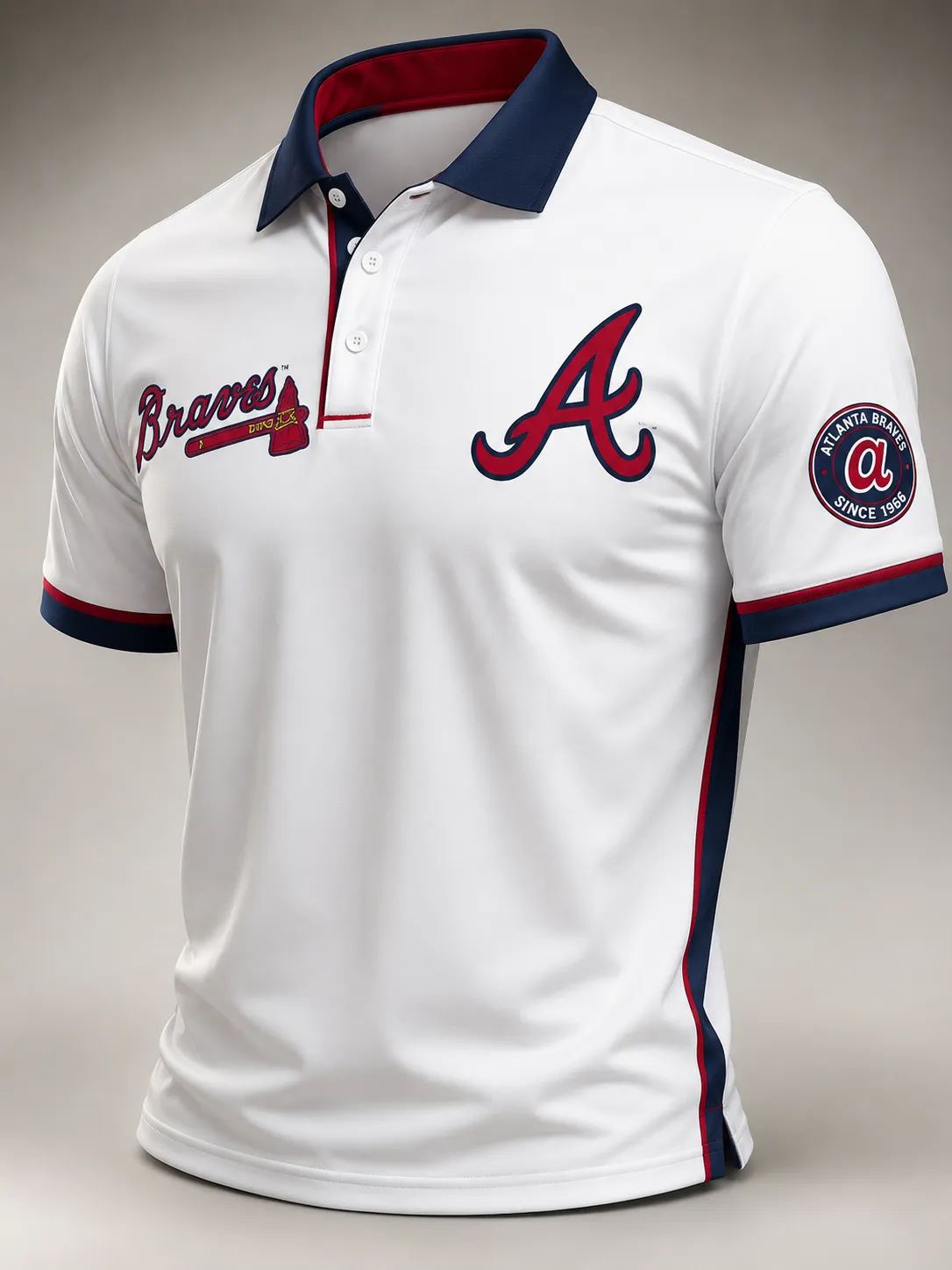 Men's Premium Cotton-Blend Polo Shirt – Classic Team Logo Design, Breathable Fit for Casual & Game Day Wear
