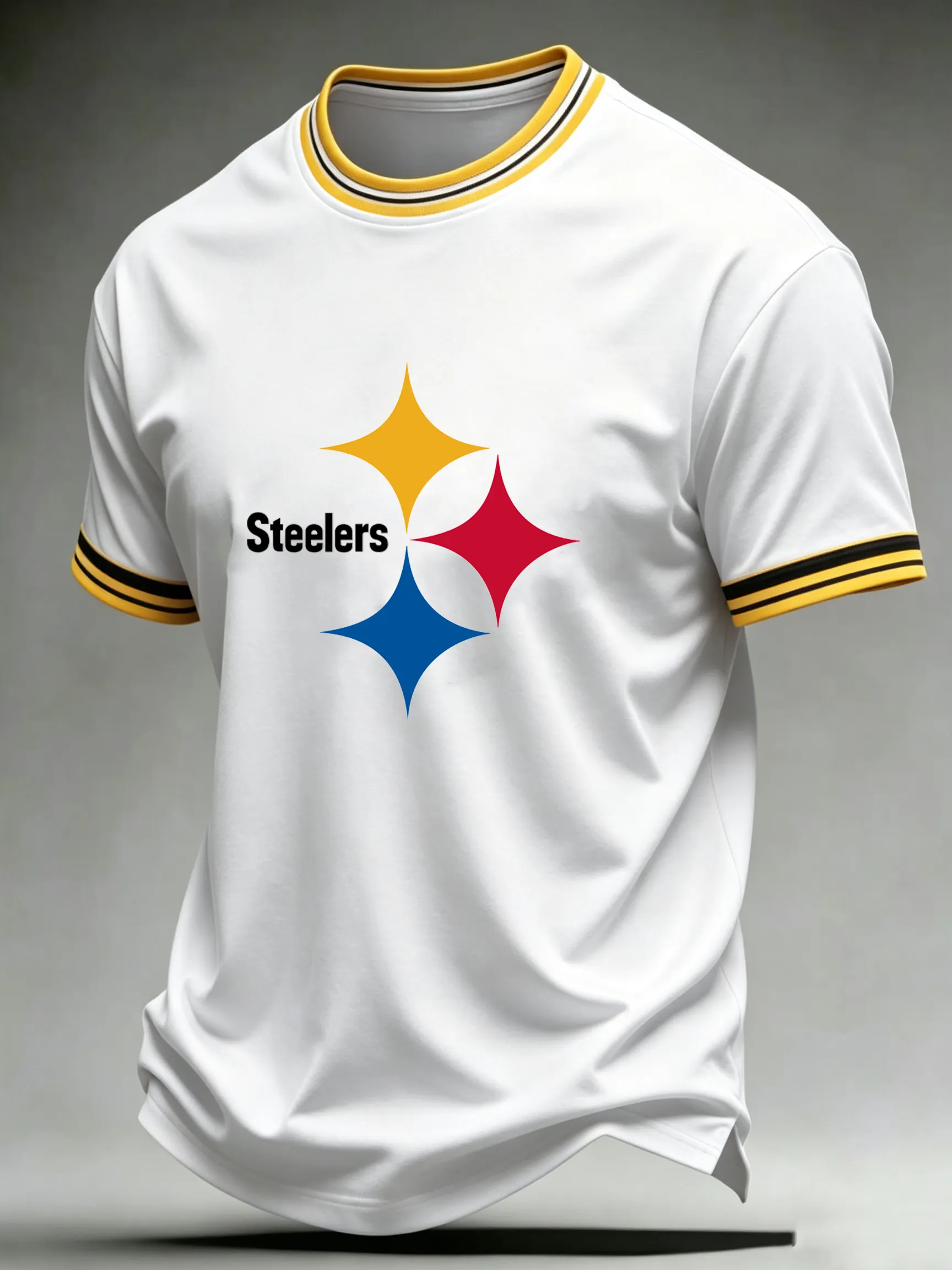 Men's Casual Football Print Short Sleeves T-Shirt