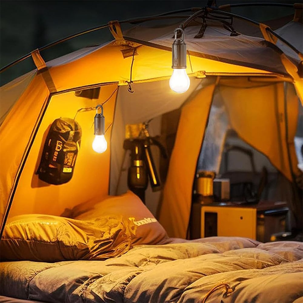 🌞 Solar Tent Camping Light Bulb-3Pack