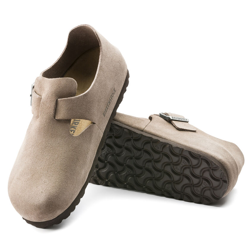 London Suede Leather Taupe