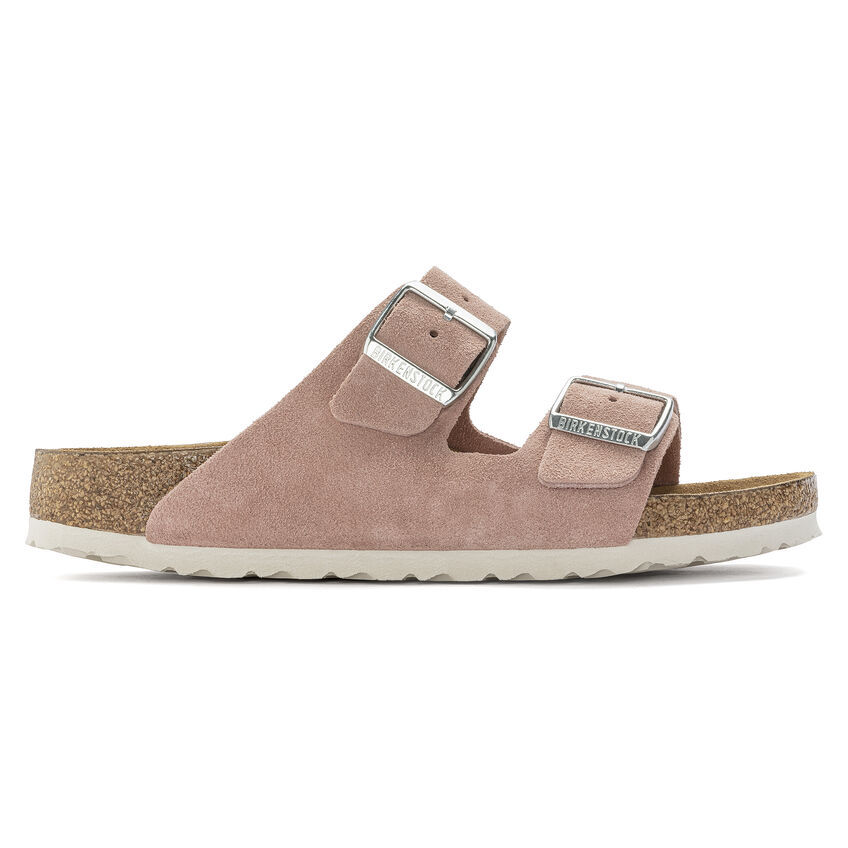 Arizona Soft Footbed Suede Leather Pink Clay