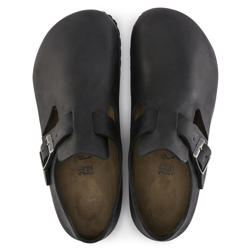 London Oiled Leather Black