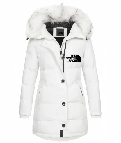 2025 Fashion ladies parka coat with fur collar